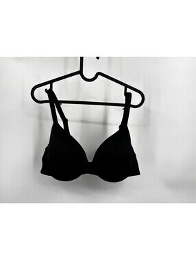 Chantelle Womens Underwire T-Shirt Bra Black Full Coverage Smooth 2196 Size 38D